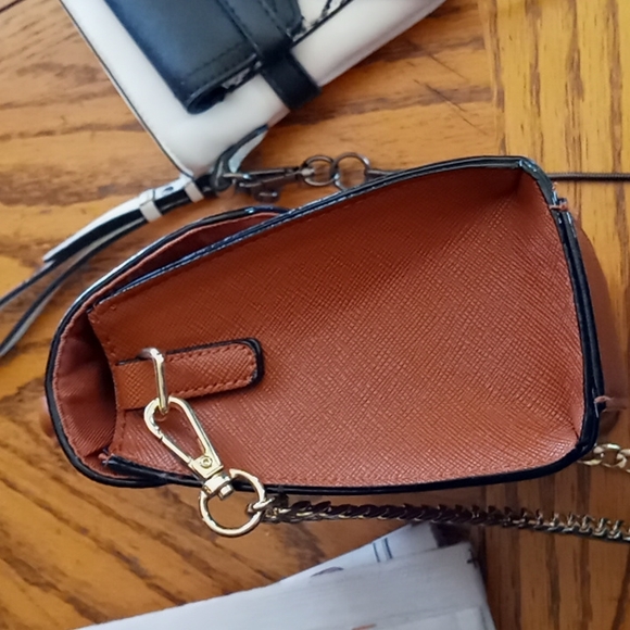 Terracotta crossbody handbag purse chain mini bag new - Picture 4 of 5